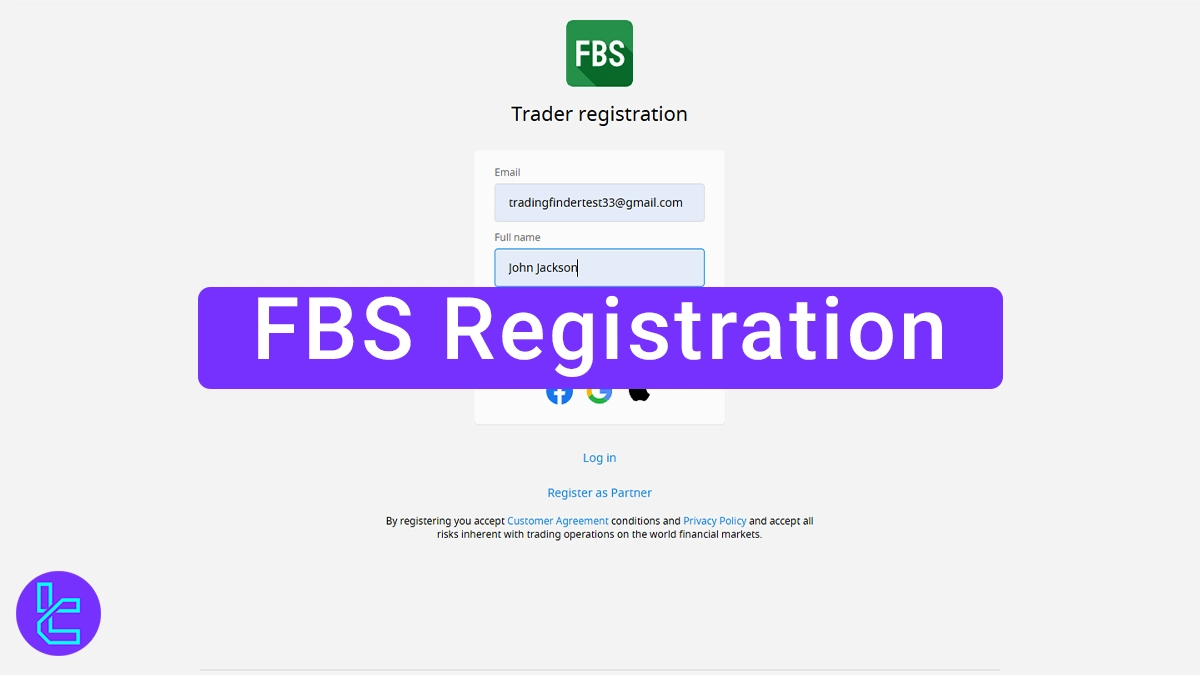 FBS Registration - Full name, Country, Email address [5 steps] 2026