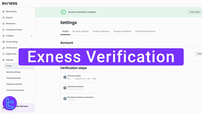 Exness verification process