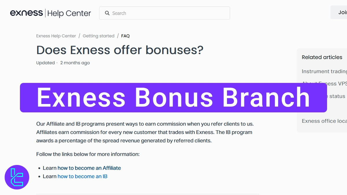 Exness Bonus [International Branch] - No Welcome/Deposit bonus in 2026