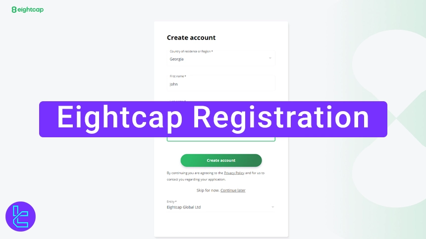 Eightcap Registration