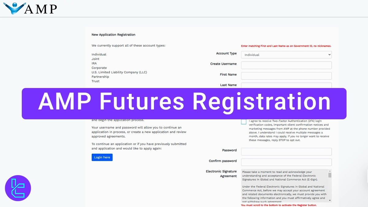 AMP Futures Registration - Sign Up Individual Account [In 3 Steps] 2026