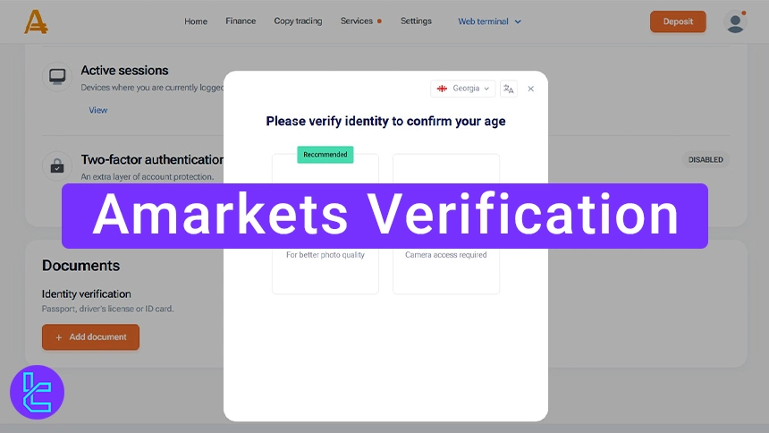 Amarkets Verification