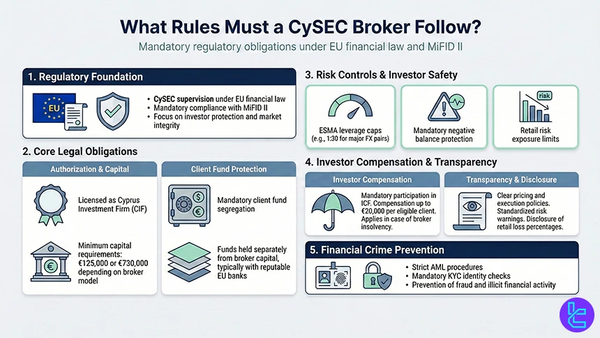 CySEC rules for Forex brokers