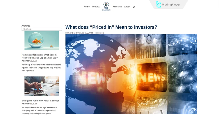 Educational article on price anticipation or price pricing