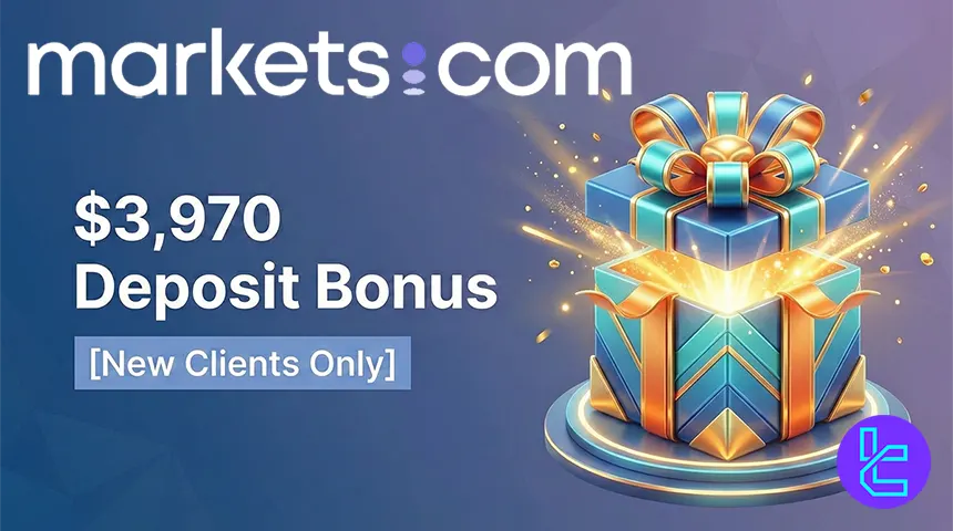 Up to $3,970 with Markets.com First Deposit Bonus