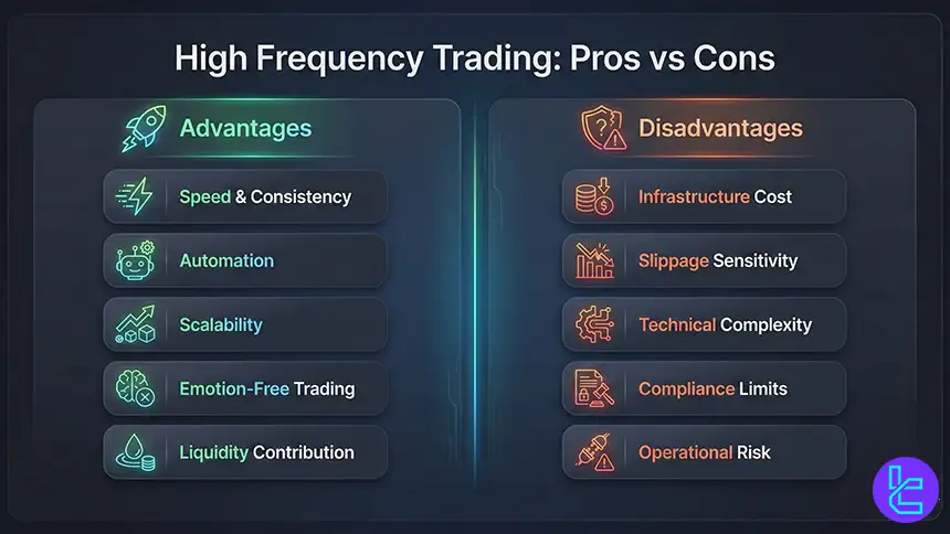 Pros and cons of high frequency trading for retail and advanced users