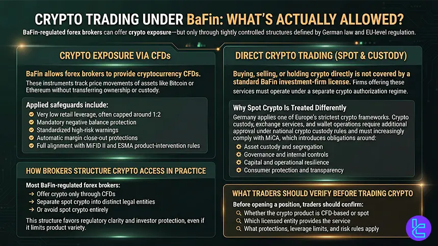 Crypto trading services in BaFin brokers