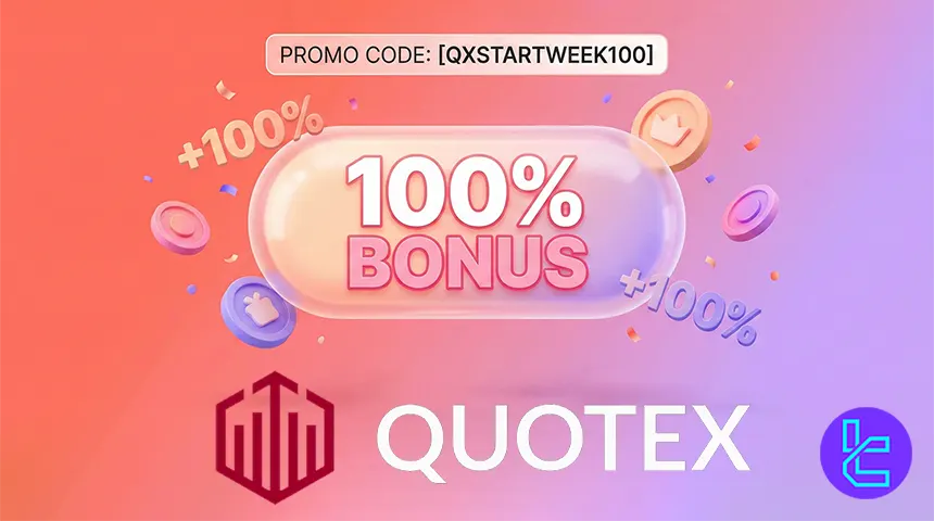 Quotex 100% Bonus Code QXSTARTWEEK100