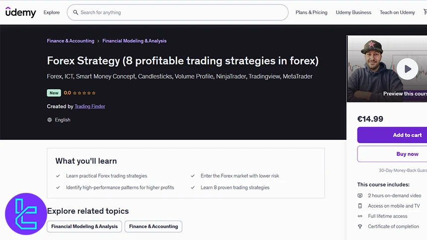 TradingFinder course on Udemy