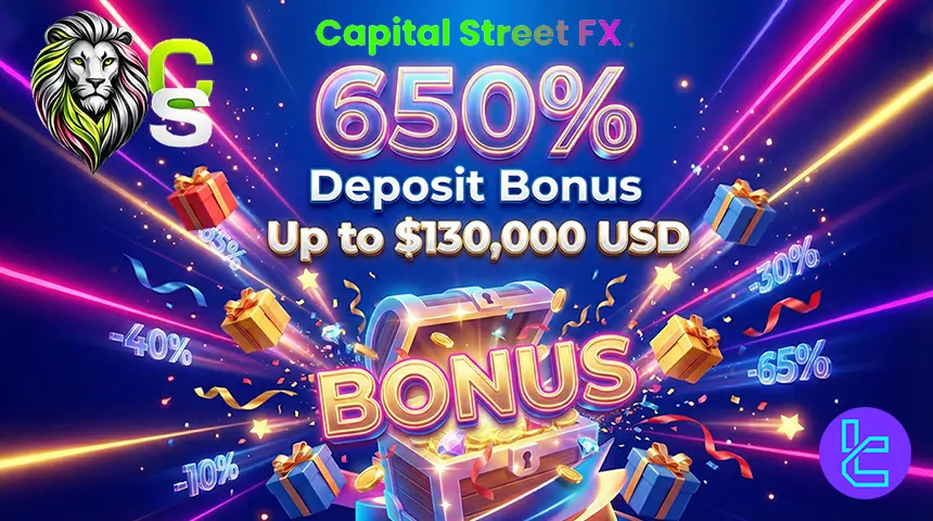 Capital Street 650% Deposit Bonus
