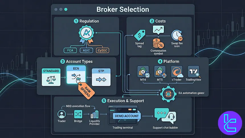 Broker selection facotors