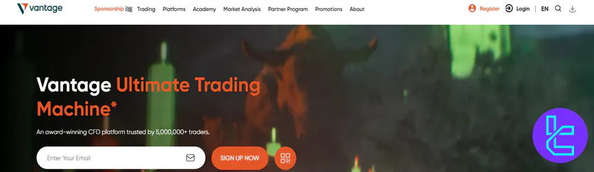 Vantage Markets Website