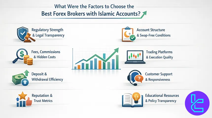 Key factors for choosing the best Forex brokers with Islamic accounts