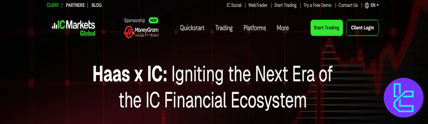 IC Markets website