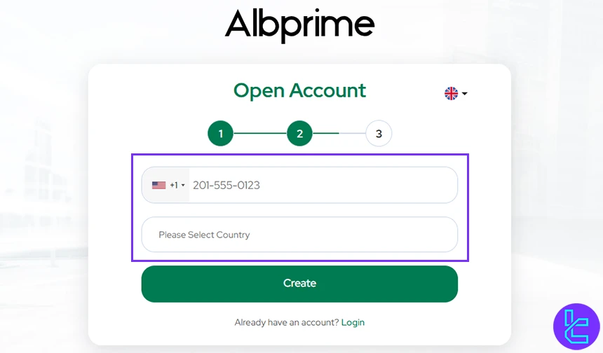 Contact details for Albprime registration
