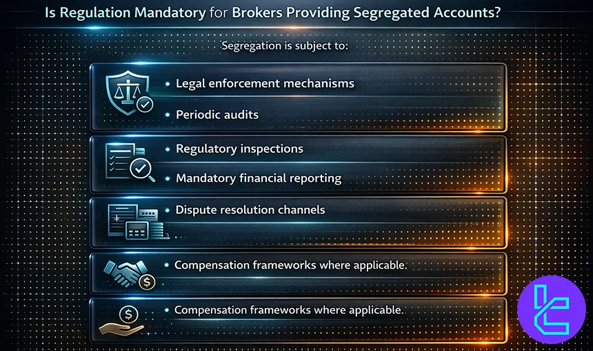 Regulation of segregated account brokers