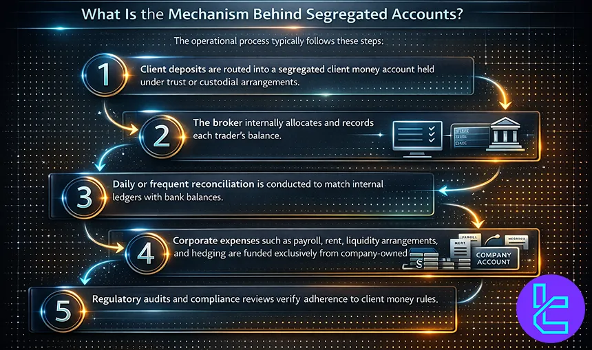 Segregated account operational mechanism