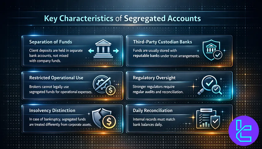 Key features of segregated accounts