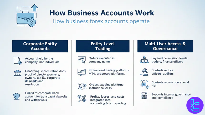 How business accounts work