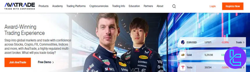 AvaTrade official website