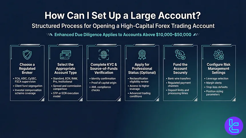 Setting up a large account