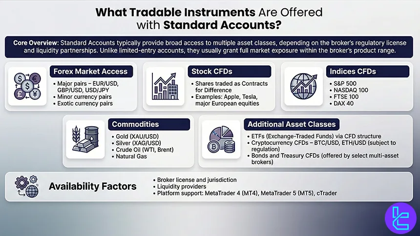 Standard account instruments