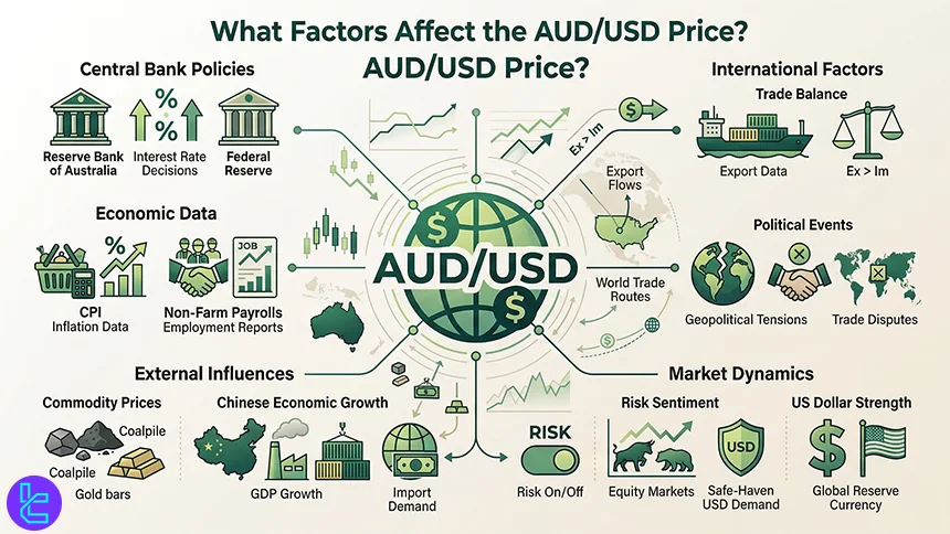 Factors affecting AUDUSD