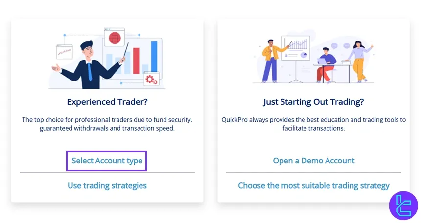 QuickPro open live trading account