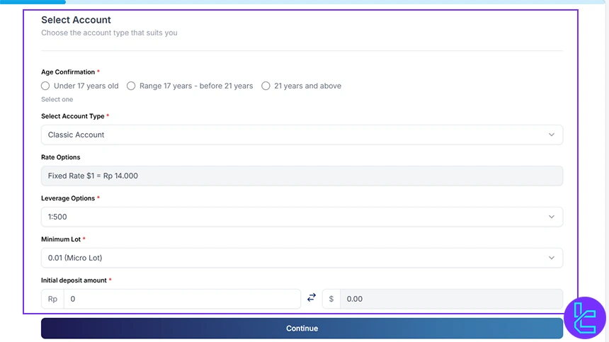 QuickPro account settings