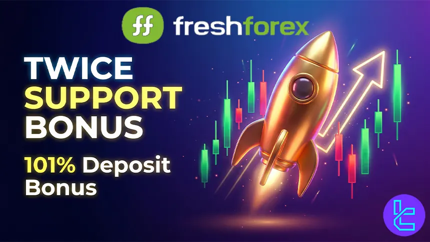 FreshForex 101% deposit bonus increasing trading margin and equity