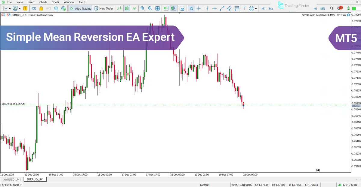 Simple Mean Reversion EA Expert MT5 - [TradingFinder]