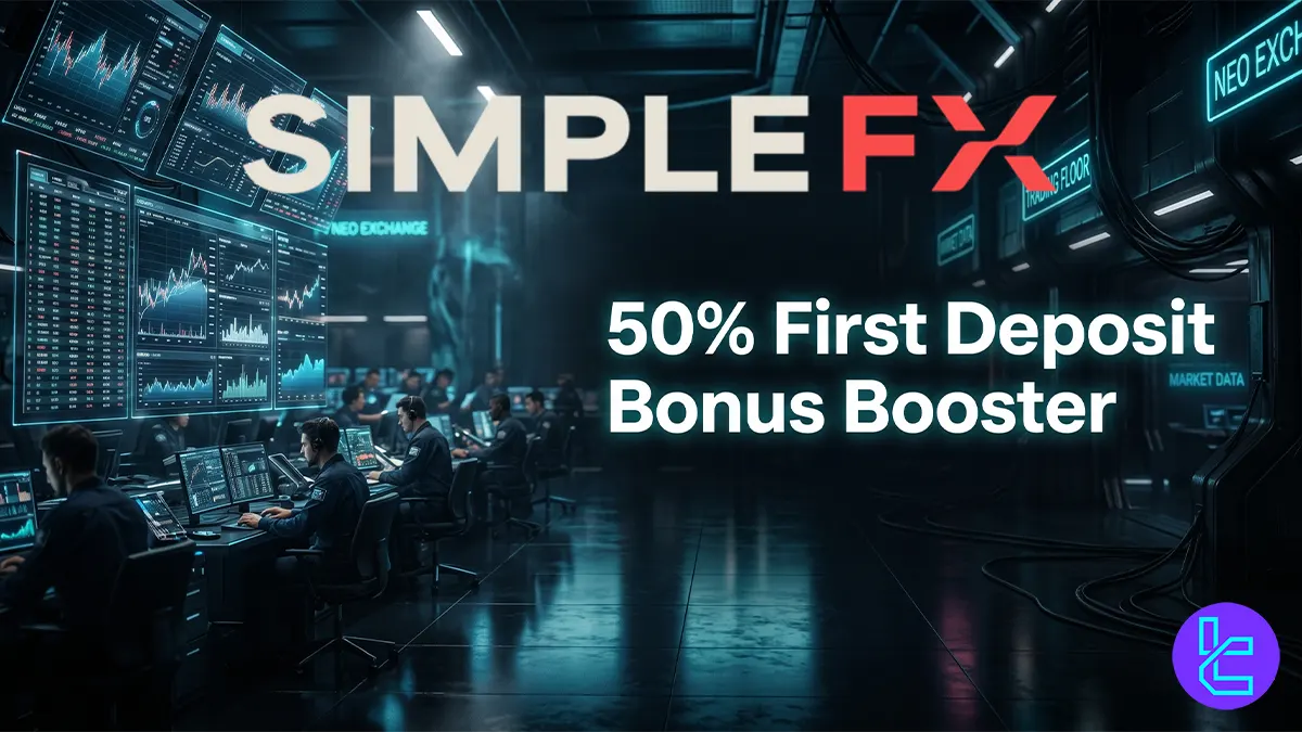 50% SimpleFX Deposit Bonus [First Deposit Booster] - Apr 15th, 2026