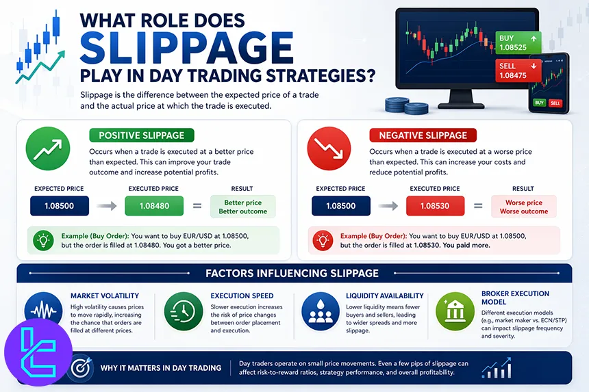 Role of slippage in day trading strategies