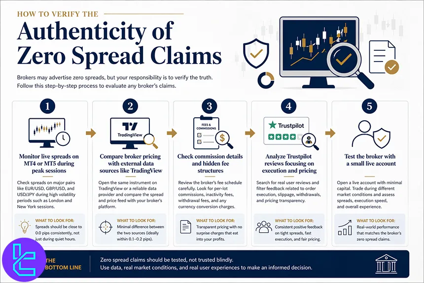 Step by step guide to verify zero spread forex broker