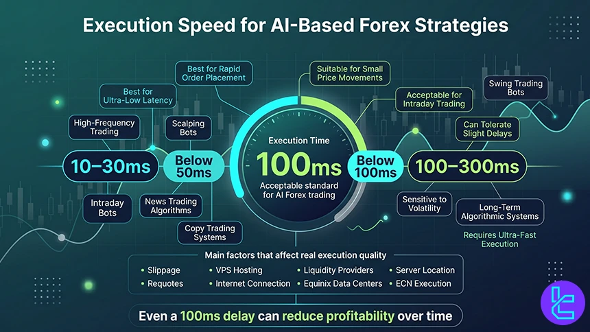 Execution speed for AI trading