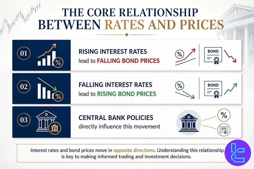 Relationship between interest rates and bond prices