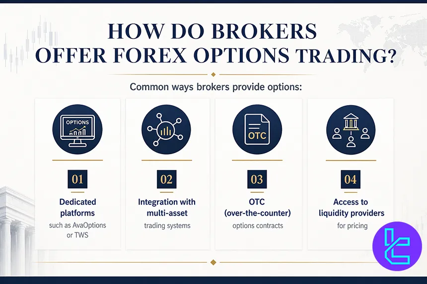 How brokers offer forex options