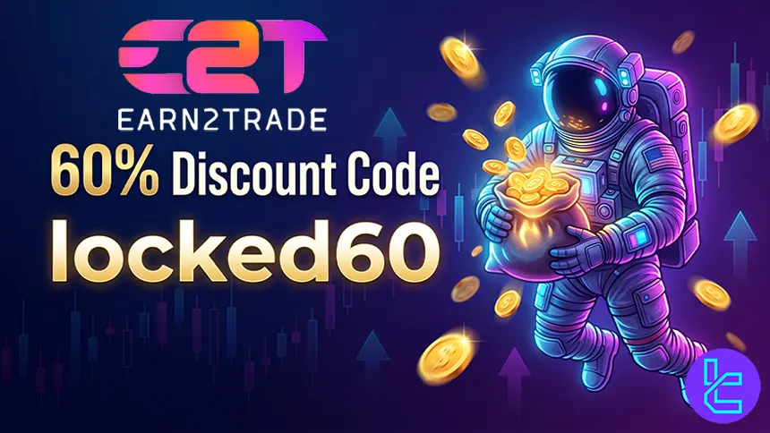Earn2Trade May Deal showing 60% discount on Trader Career Path and Gauntlet Mini plans