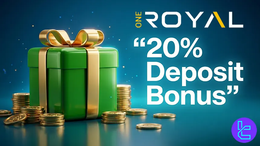 OneRoyal 20% Tradable Bonus for Forex traders using MT5 and leveraged CFD accounts