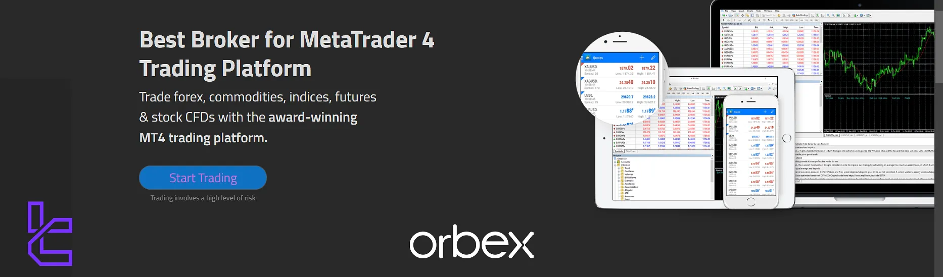 Orbex's MetaTrader 4