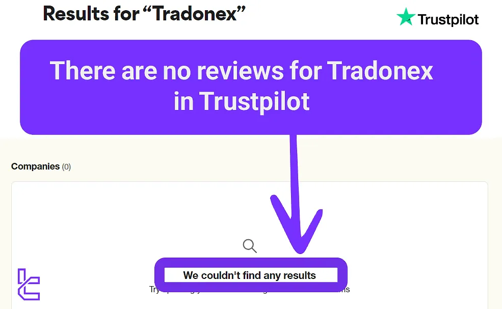 Tradonex Trustpilot