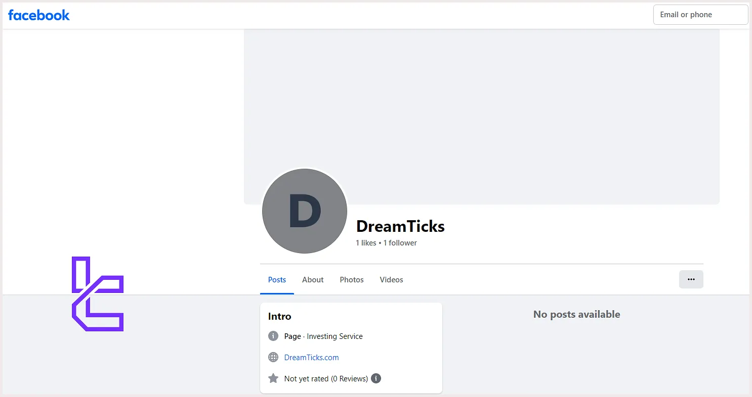 DreamTicks Prop Firm on Social Media